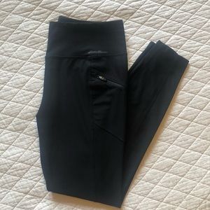 Eddie Bauer Black Trail Tights, Size Medium